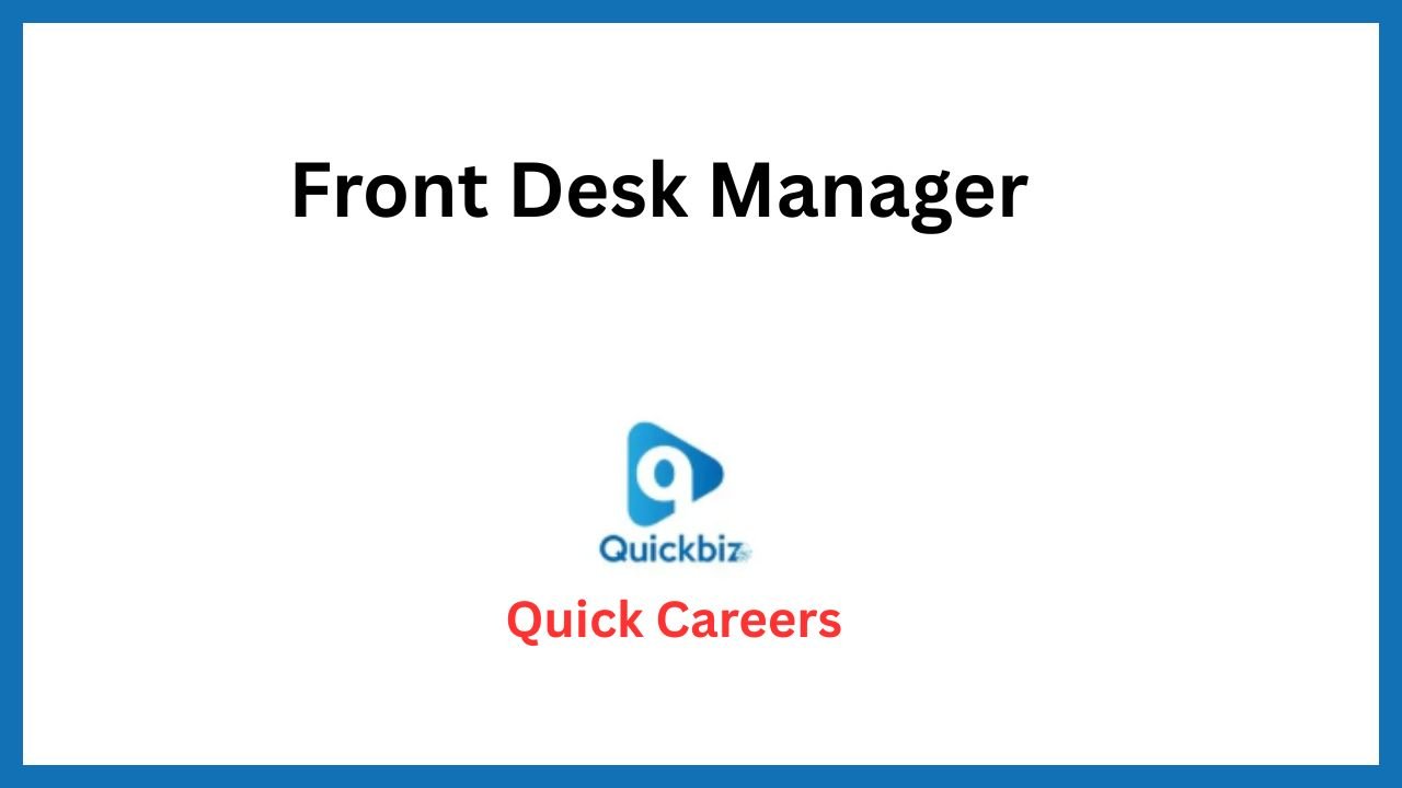 Front Desk Manager