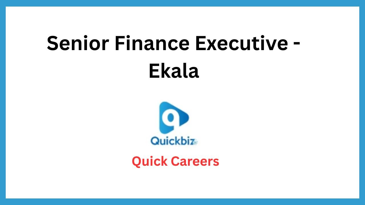 Senior Finance Executive - Ekala