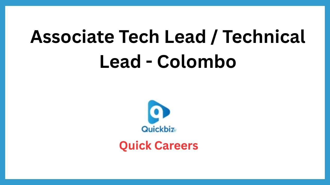 Associate Tech Lead / Technical Lead – Colombo